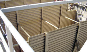 baffle panels