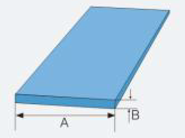 frp flat strip size